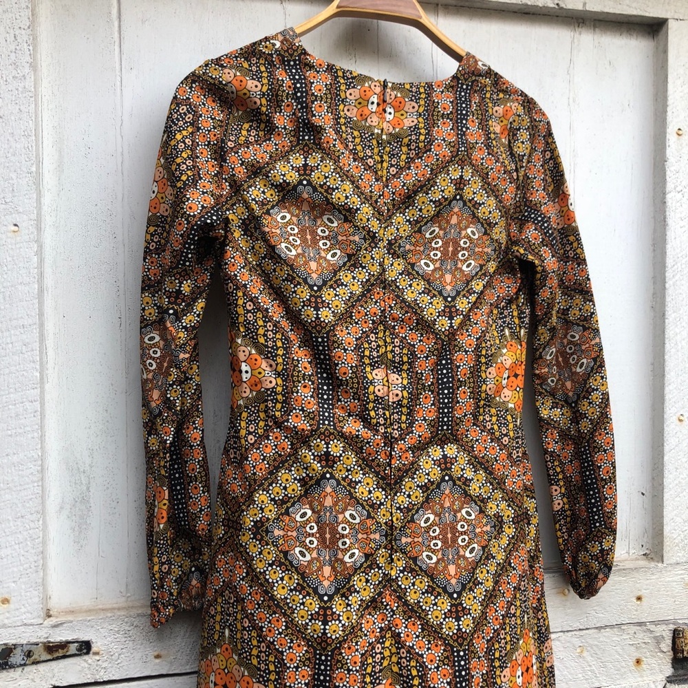 70s vintage Laurenz Arnel BoHo maxi dress - Picture 6 of 12